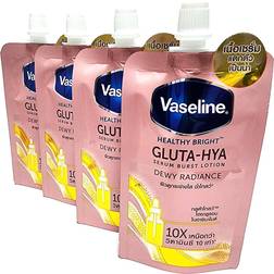 Vaseline Gluta - Hya Dewy Radiance Serum Burst Body Lotion Refill 30ml 4-pack