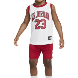 Jordan Toddler 23 Muscle DNA Shorts Set - Gym Red