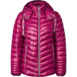 Street One Short Padded Jacket - Peony Red