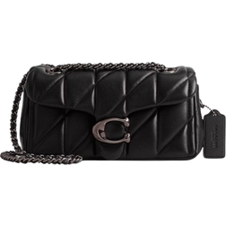 Coach Tabby Shoulder Bag 20 With Quilting - Pewter/Black