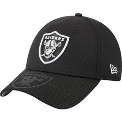 New Era Las Vegas Raiders Black Top Visor 9FORTY Adjustable Hat