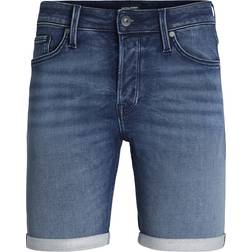 Jack & Jones Regular Fit Denim Shorts - Blue/Blue Denim