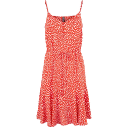 Pieces Nya Slip Dress - Red