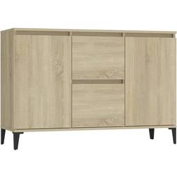 vidaXL Engineered Wood Sonoma Oak Sideboard 104x70cm