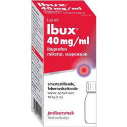 Ibux 40 mg/ml Strawberry 100ml Løsning