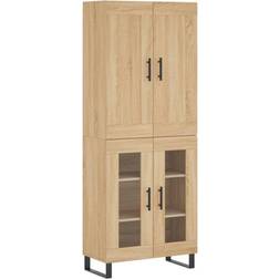 vidaXL Highboard Sonoma Oak Skjenk 69.5x180cm