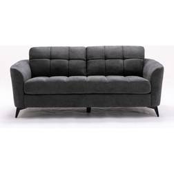 Lilola Home Linen Grey Sofa 79" 3 Seater