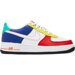 Nike Air Force 1 LV8 GS - University Red/Deep Royal Blue/Opti Yellow/White