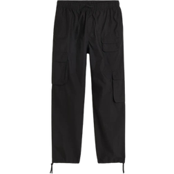 H&M Relaxed Fit Cargo Trousers - Black