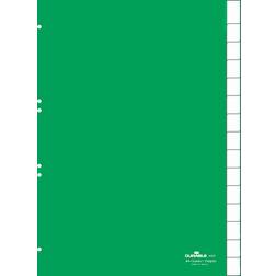 Durable Index A4 15 Part. Sealed with Cover Sheet Punched 60/80