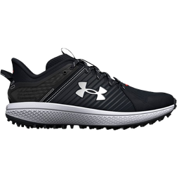 Under Armour Jr. Yard Turf Baseball Shoes - Black/White