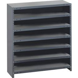 Quantum Closed Grey Shelving System 36x39"