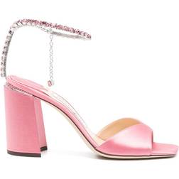 Jimmy Choo Saeda 85 Satin - Candy Pink