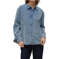 Vero Moda Ophelia Shirt - Blue/Medium Blue Denim