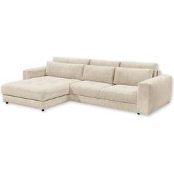 Stella Trading Barura Cream Sofa 333cm 3-Sitzer