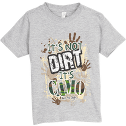 Bass Pro Shops Toddler's It's Not Dirt It's Camo Short-Sleeve T-shirt - Heather Grey