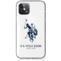 iPhone 12 Pro Max Hard Case White Double Horse With Logo U.S. Polo Assn