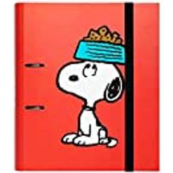 Snoopy 2 ring binder A4 red (twm_996948)