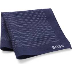 Hugo Boss H Pocket SQ 222 Printed Pocket Square - Dark Blue