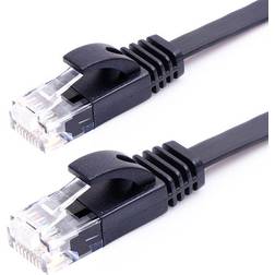 Nördic TP6F-3 Cat6 U/UTP Flat RJ45 - RJ45 M-M 3m