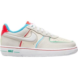 Nike Force 1 LV8 PS - Pale Ivory/Picante Red/Baltic Blue/White