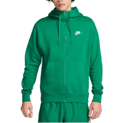 Nike Sportswear Club Fleece Men's Full-Zip Hoodie - Malachite/White