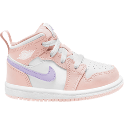 Nike Air Jordan 1 Mid TD - Pink Wash/Violet Frost/White