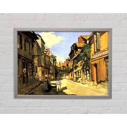 Marlow Home Co. Monet Street of Bavolle 2 Grey Bild 118.9x84.1cm