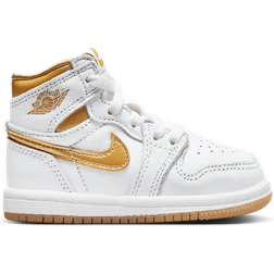 Nike Jordan 1 Retro High OG TD - White/Gum Light Brown/Metallic Gold