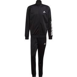 Adidas Primegreen Essentials Linear Logo Track Suit Men - Black/White