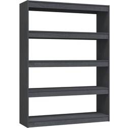 vidaXL 808220 Grey Bücherregal 135.5cm