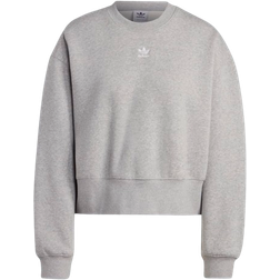 Adidas Women's Originals Adicolor Essentials Crew Sweatshirt - Medium Grey Heather