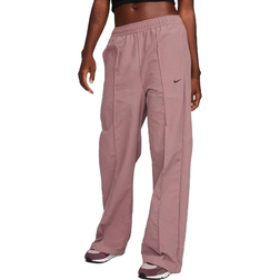 Nike Sportswear Everything Wovens Women's Mid-Rise Open-Hem Pants - Smokey Mauve/Black