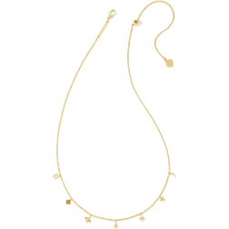 Kendra Scott Beatrix Strand Necklace - Gold/Transparent