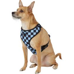 Top Paw Blue Checkered Comfort Dog Harness Small