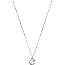 Gucci Interlocking Pendant Necklace - Silver