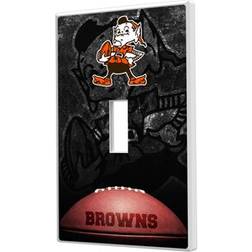 Keyscaper Cleveland Browns Legendary Design Single Toggle Lightswitch Plate