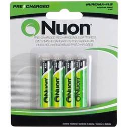 Nuon NUREAAA-4 1.2V LR03 Rechargeable Battery 4-pack