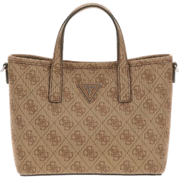 Guess Latona 4g Logo Mini Handbag - Beige