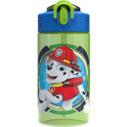 Zak Designs Paw Patrol Kids Spout Cover and Built-in Carrying Loop Water Bottle