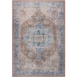 GLN Rugs B09NGXS83B Brown, Blue 96x120"