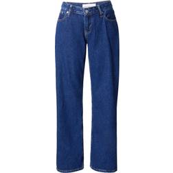 Calvin Klein Extreme Low Rise Baggy Jeans - Blue Denim