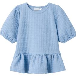 Name It Falino SS Blouse - Chambray Blue (13228486)