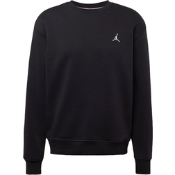 Nike Jordan Brooklyn Fleece Crew-Neck Sweatshirt Men's - Black/White