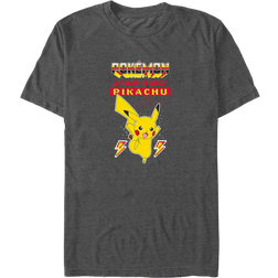 Pokémon Pikachu Ready To Battle Big & Tall T-shirt - Charcoal Heather