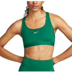 Nike Swoosh Light Support Women's Non-Padded Sports Bra - Malachite/White
