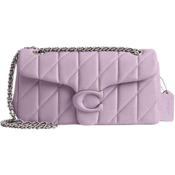 Coach Tabby Shoulder Bag 26 with Quilting - Nappa Leather/Silver/Soft Purple