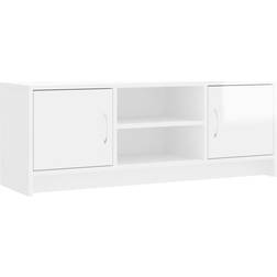 vidaXL Modern White TV-benk 102x37.5cm