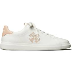 Tory Burch Double T Howell Court W - Titanium White/Shell Pink