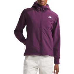 The North Face Women's Shelbe Raschel Zip-Front Fleece-Lined Hoodie - Black Currant Purple